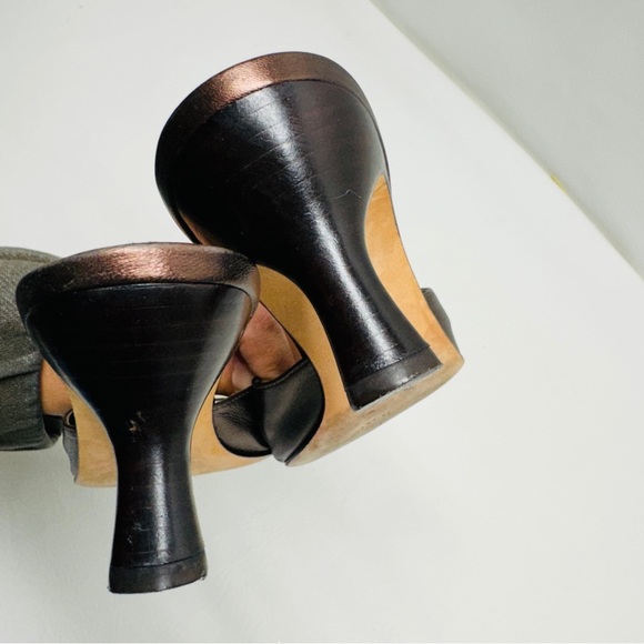 Brighton women’s open heels shoes size 7.5 - Picture 5 of 7